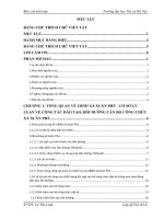 Báo cáo kiến tập quản trị nhân lực: Thực trạng và giải pháp nhằm nâng cao chất lượng công tác đào tạo, bồi dưỡng cán bộ, công chức tại UBND xã xuân phú, huyện thọ xuân