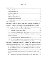 Báo cáo kiến tập quản trị nhân lực: Thực trạng công tác đào tạo, bồi dưỡng cán bộ chiến sĩ tại công an huyện thuận thành tỉnh bắc ninh