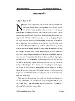 Khóa luận Phân tích tài chính tại công ty TNHH thương mại sản xuất thuốc thú y