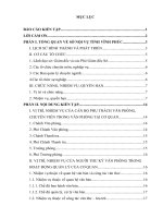 Báo cáo kiến tập thư ký tại SỞ nội vụ TỈNH VĨNH PHÚC