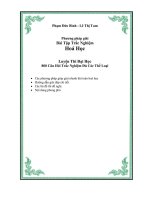 800 câu hỏi TRẮC NGHIÊM hóa học lớp 12 