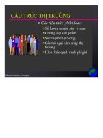 BÀI GIẢNG cấu TRÚC THỊ TRƯỜNG 