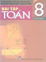 EBOOK bài tập TOÁN 8 tập 1 (PHẦN 1)   tôn THÂN (CHỦ BIÊN) 