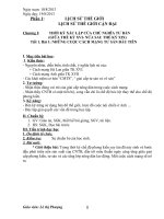 Giáo án môn lịch sử lớp 8