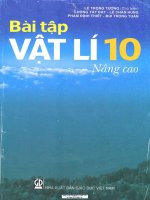 EBOOK bài tập vật lí 10 NÂNG CAO   lê TRỌNG TƯỜNG (CHỦ BIÊN) 