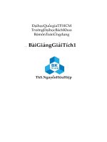 GIẢI TÍCH   đh QUỐC GIA HCM 