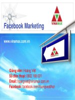 FACEBOOK MARKETING   HOÀNG VIỆT 