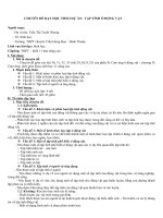 GIAO AN DAY HOC DU AN (TAP TINH DONG VAT)