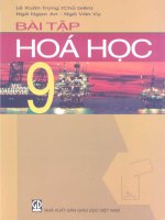 EBOOK bài tập hóa học 9   PHẦN 1   lê XUÂN TRỌNG (CHỦ BIÊN) 