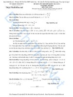 ĐỀ thi môn toán của tỉnh Vĩnh Phúc 2016