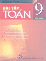 EBOOK bài tập TOÁN 9 tập 1 (PHẦN 1)   tôn THÂN (CHỦ BIÊN) 