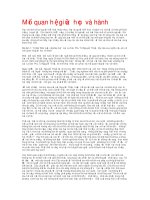 Học và hành là hai nguồn kiến thức khác nhau 