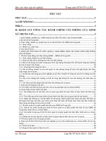 Báo cáo kiến tập hành chính văn phòng tại UBND xã TRUNG GIÃ  (Hệ trung cấp)