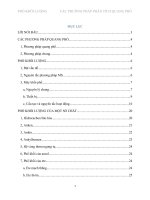 PHƯƠNG PHÁP PHÂN TÍCH QUANG PHỔ  PHỔ KHỐI LƯỢNG MS