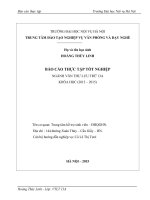 Báo cáo kiến tập văn thư lưu trữ tại Trung tâm hỗ trợ sinh viên – ĐHQGHN (Hệ trung cấp)