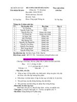 ĐỀ cương chi tiết bài giảng  GT1 đh