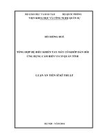 Tổng hợp hệ điều khiển tay máy có khớp đàn hồi ứng dụng cảm biến vi cơ quán tính