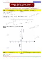 Khảo sát hàm số bậc 3 phần 2 đoàn việt hùng 