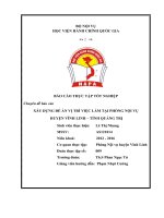 Báo cáo thực tập đề án vị trí việc làm tại UBND huyện Vĩnh Linh Quảng Trị