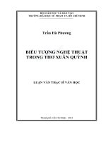 Biểu tượng nghệ thuật trong thơ xuân quỳnh 