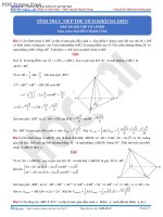 Bài tập tính trực tiếp khối đa diện 