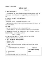 Giáo án bài Tôi đi học  Ngữ văn 8