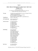 PHẪU THUẬT TIM MẠCH VÀ LỒNG NGỰC VIỆT NAM