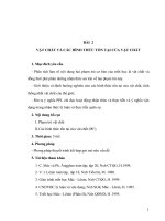 BÀI GIẢNG TRIẾT CHI TIẾT - VẬT CHẤT VÀ CÁC HÌNH THỨC TỒN TẠI CỦA VẬT CHẤT