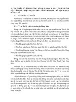 Các nhân tố ảnh hưởng tới quy hoạch phát triển kinh tế - xã hội và hiện trạng phát triển kinh tế - xã hội huyện Đông Anh