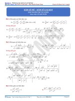 Bài tập về hàm số mũ và logarit 