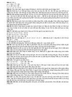 bài tập toán lớp 3 cơ bản