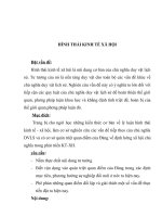 BÀI GIẢNG TRIẾT CHI TIẾT - HÌNH THÁI KINH TẾ XÃ HỘI