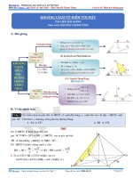 cách tính khoảng cách giữa hai đường thẳng chéo nhau 