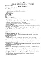 Giáo án môn khoa học tự nhiên lớp 6 theo mô hình trường học mới