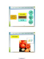 Bài giảng môn dinh dưỡng trong công nghệ thực phẩm