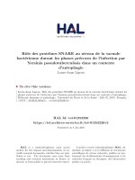 Rôle des protéines SNARE au niveau de la vacuole bactérienne durant les phases précoces de linfection par yersinia pseudotuberculosis dans un contexte dautophagie