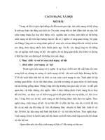 BÀI GIẢNG TRIẾT CHI TIẾT  CÁCH MẠNG xã hội