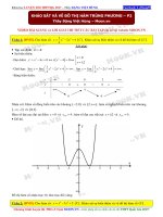 Khảo sát hàm số trùng phương phần 2 đoàn việt hùng 