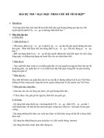 Bài dự thi kiến thức liên môn tổ toán 