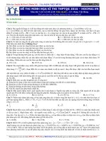 đề thi thử lý thầy đặng việt hùng