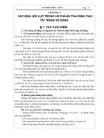 tính toán cơ kết cấu cơ bản