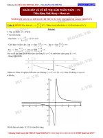 Khảo sát hàm số phân thức phần 1 đoàn việt hùng 