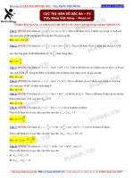 Cực trị hàm bậc ba phần 3 đặng việt hùng 