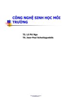 Bài giảng công nghệ sinh học môi trường