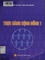 Thực hành cộng đồng 1 phần 1