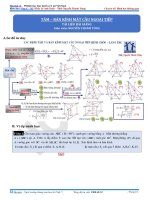 Tâm bán kính mặt cầu ngoại tiếp 