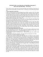 quản lý thoát nước quận Hà Đông