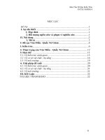 Điều tra khảo sát di sản kiến trúc văn miếu   quốc tử giám để phục vụ du lịch 