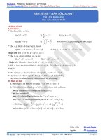 Cách giải bài tập về hàm số mũ và logarit 