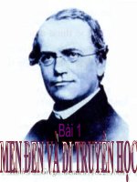 Giáo án sinh học 9 bài menden và di truyền học (1) 